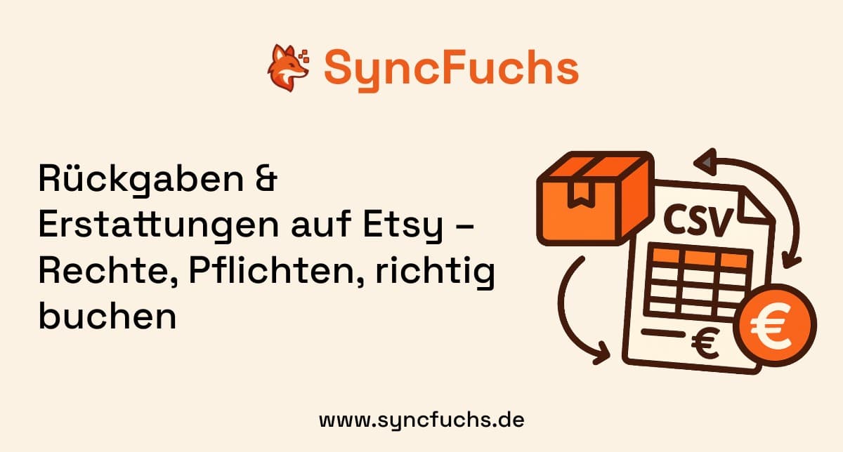 Rückgaben & Erstattungen auf Etsy – Rechte, Pflichten, richtig buchen